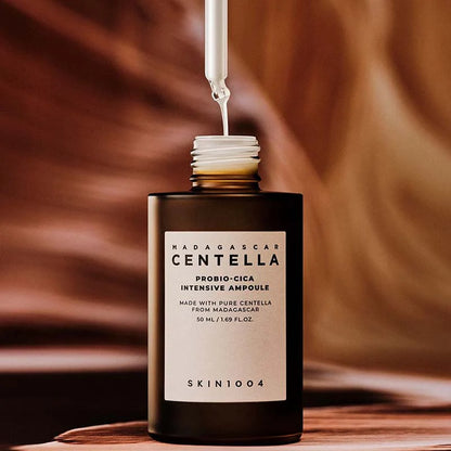 SKIN1004 Madagascar Centella Probio-Cica Intensive Ampoule dropper bottle rich nourishing ampoule texture close-up