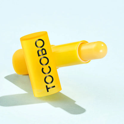 TOCOBO lip balm close-up with nourishing texture for dry lips