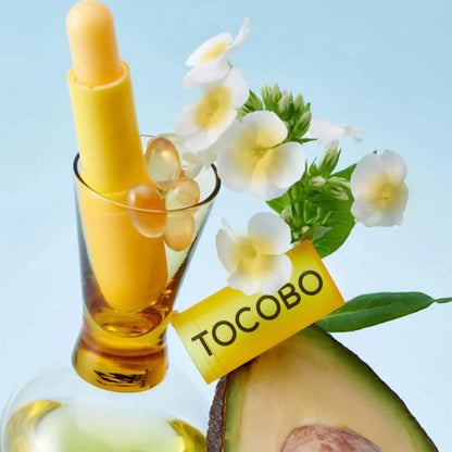 TOCOBO lip balm with botanical styling for daily lip care