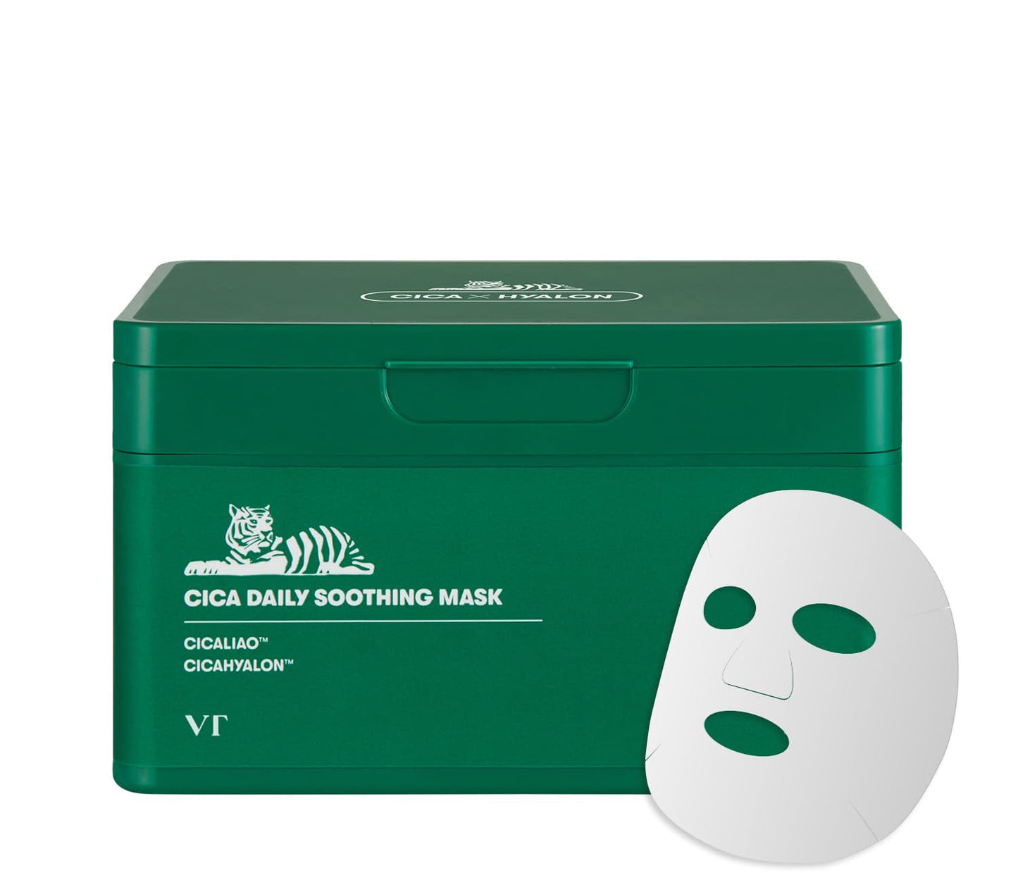 VT Cosmetics Cica Daily Soothing Mask sheet mask box with individual mask