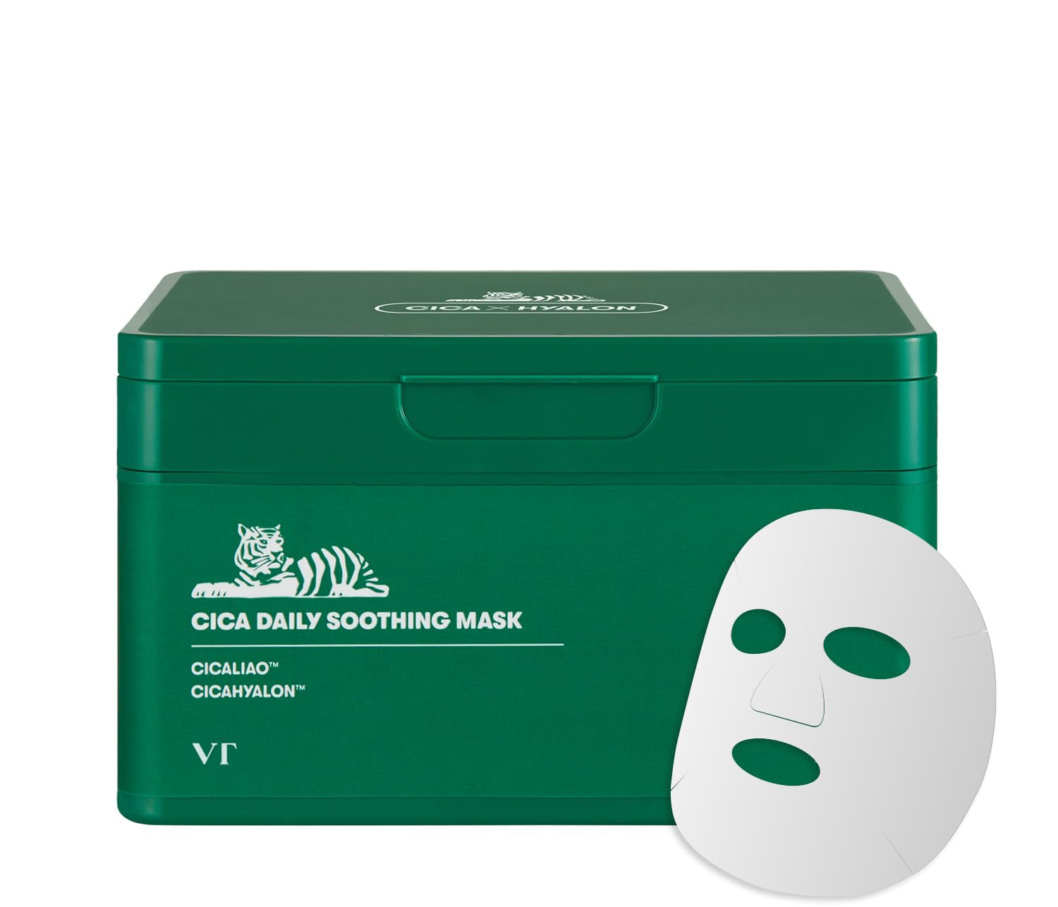 VT Cosmetics Cica Daily Soothing Mask sheet mask box with individual mask