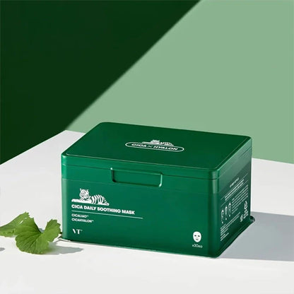 VT Cosmetics Cica Daily Soothing Mask green box calming sheet mask