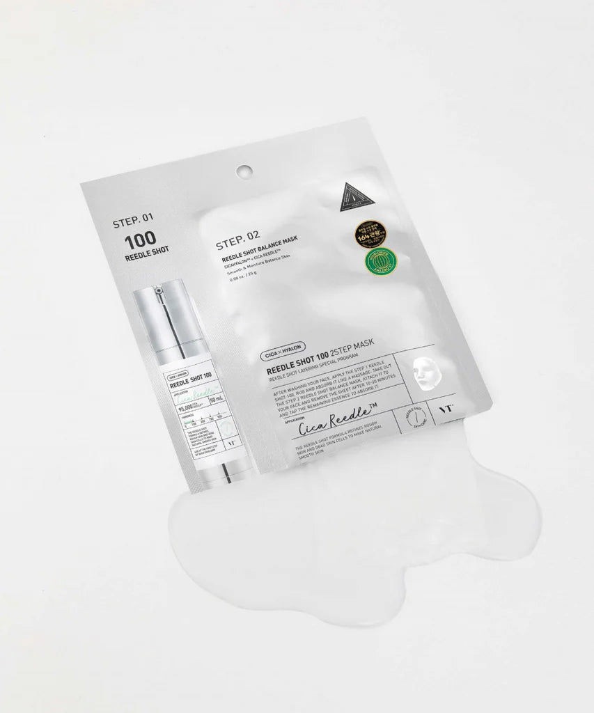 VT Reedle Shot 100 2 Step Mask essence rich sheet mask set