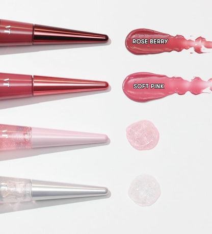 VT Cosmetics Reedle Shot Lip Plumper collection tinted gloss lineup