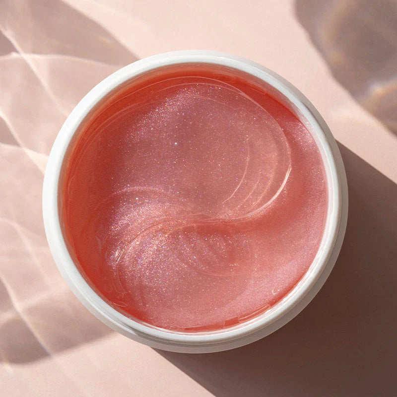 Heimish hydrogel eye patches close-up showing smooth gel texture