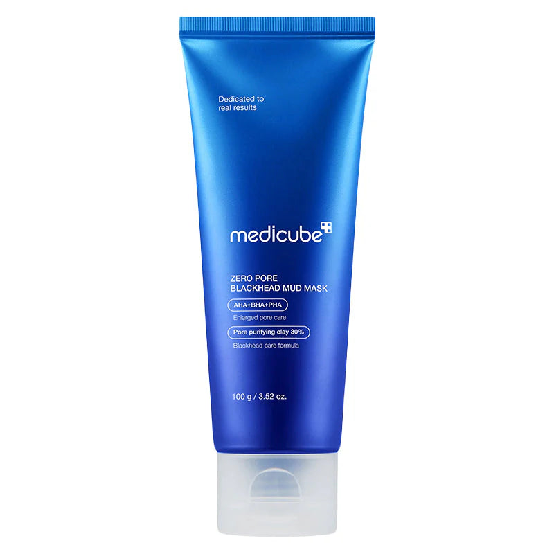 medicube Zero Pore Blackhead Mud Mask tube pore cleansing clay mask Korean skincare product