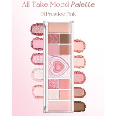 peripera All Take Mood Like Palette Peritage Collection offers versatile shades for complete eye makeup looks