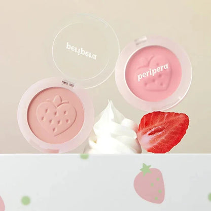 peripera Pure Blushed Sunshine Cheek ensures smooth application with fine powder texture