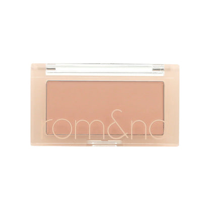 Romand Lightweight powder blush adds natural color with a soft matte finish